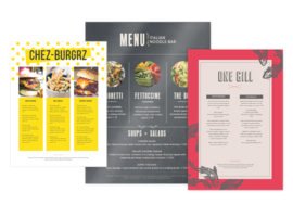 Menu Design